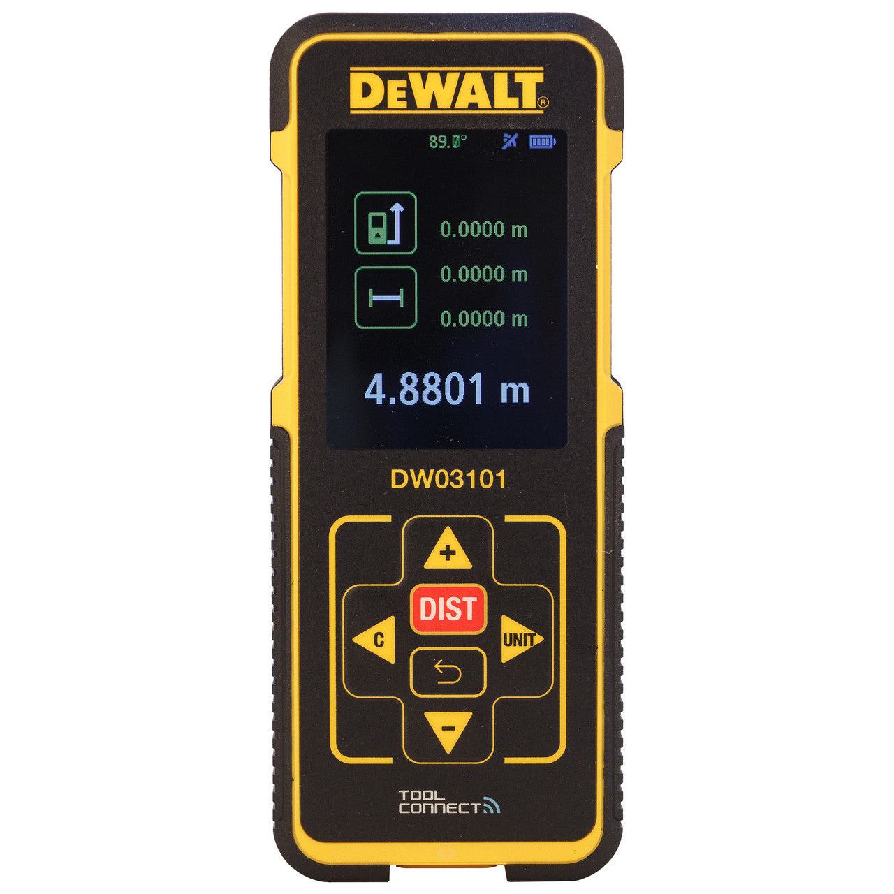 Dewalt DW03101 Laser Distance Measure with Bluetooth 100 Metres