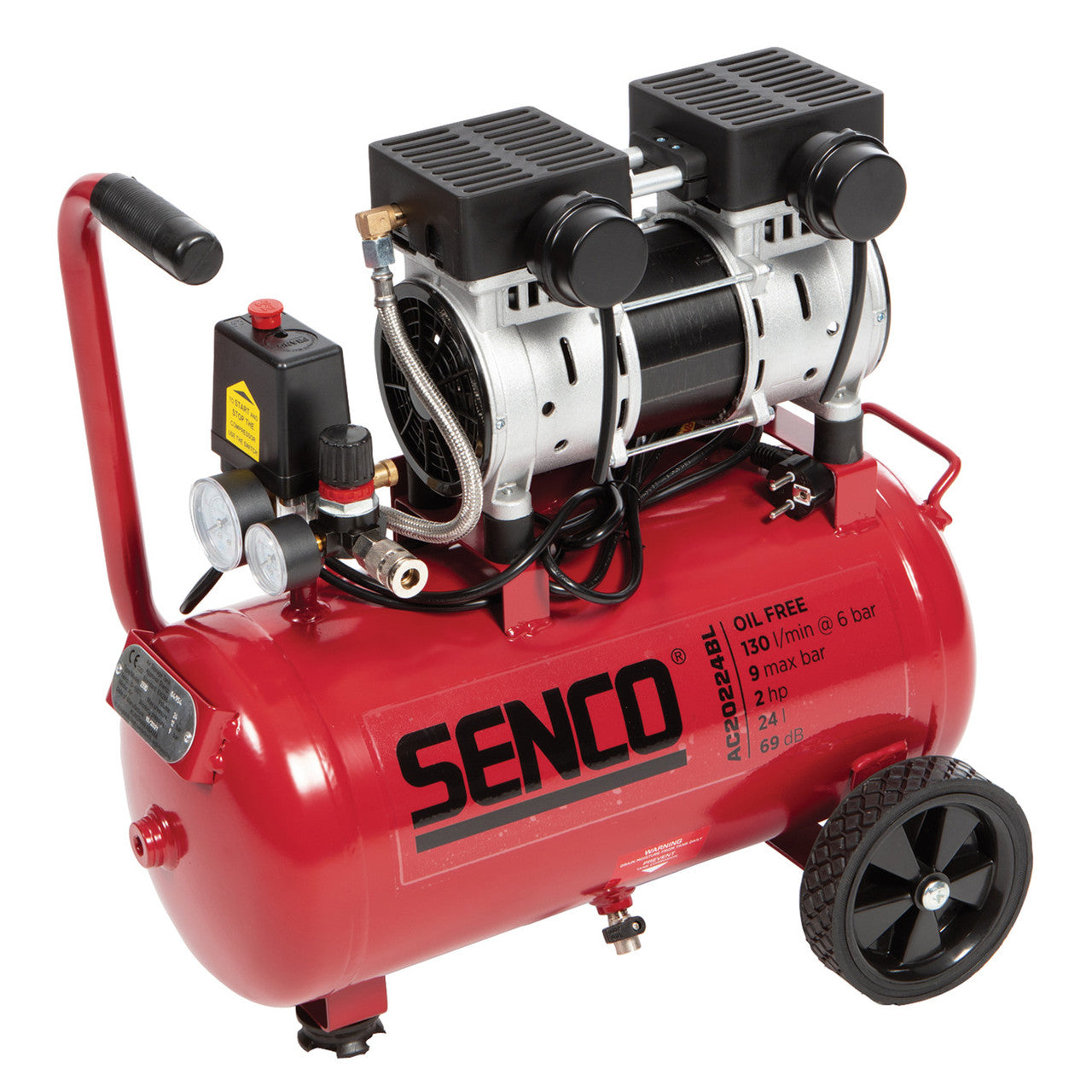 Senco AC20224BL Low Noise Compressor 24L (110V)