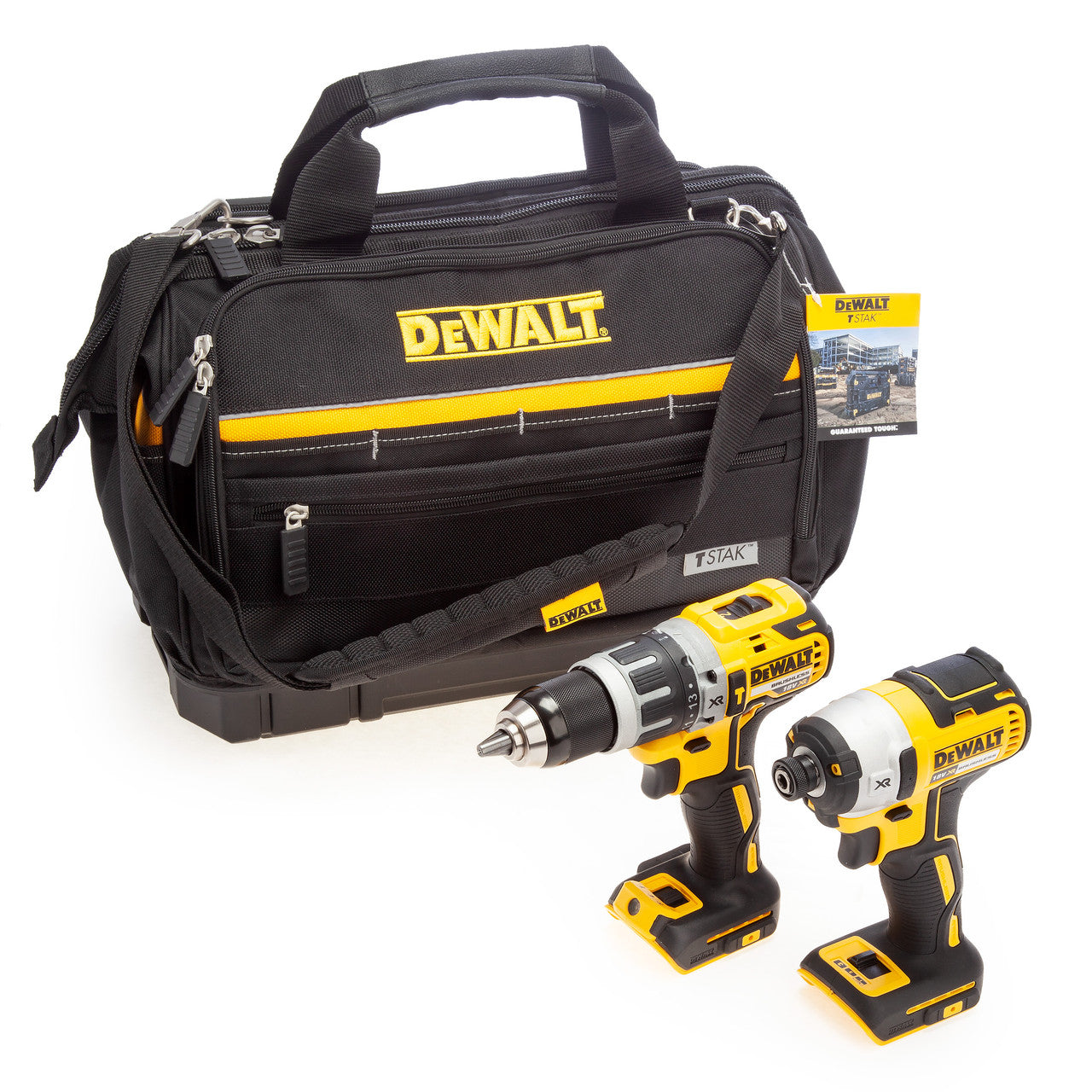 Dewalt DCK266NTBAG 18V XR Combi Drill & Impact Driver Twin Pack (Body Only) in Bag